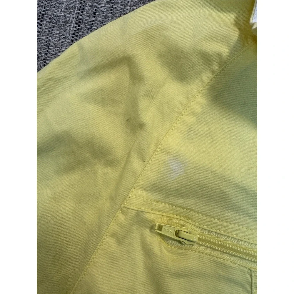 NIKE Size Small Jacket‎ Running Dry-Fit Wind Breaker Play Up Yellow White Black